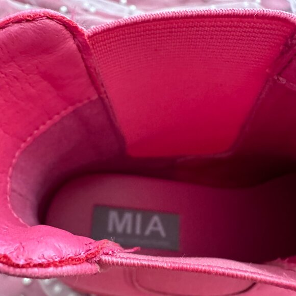 MIA Hot Pink Chelsea Platform Lug Boots Size 6 - Picture 10 of 10